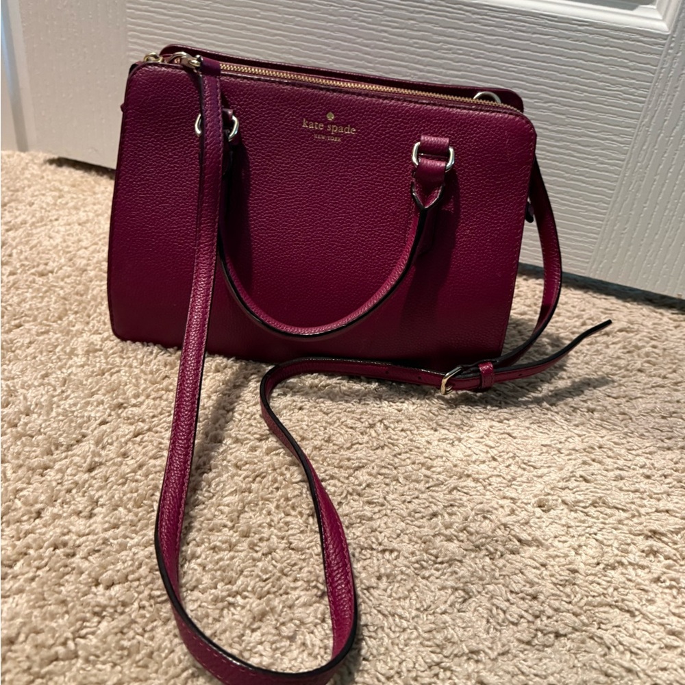 Kate Spade Maroon Crossbody Bag